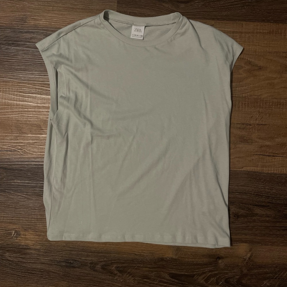Zara Light Gray Knit Top